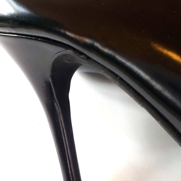 JEFFREY CAMPBELL BLACK MATTE & PATENT STILETTOS - Picture 5 of 7